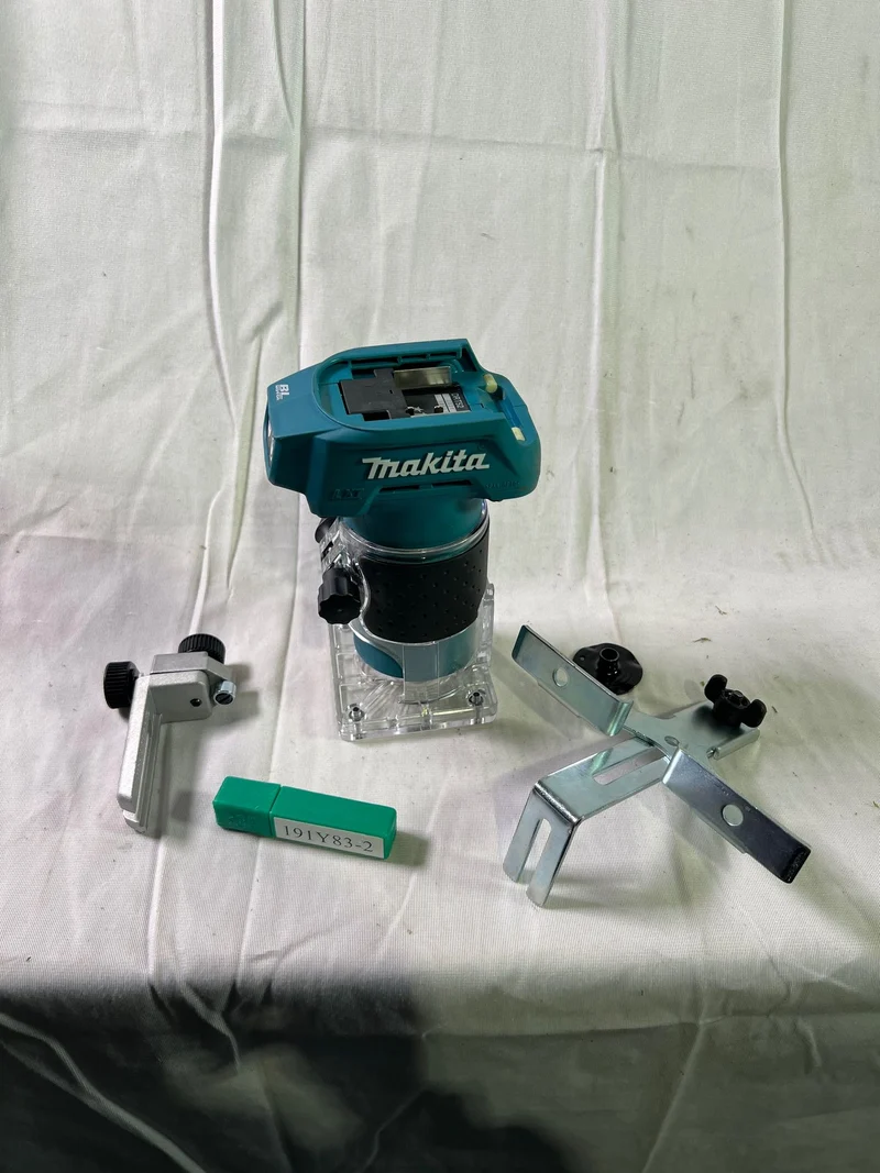Makita DRT 52 Z Akku Kantenfräse 18 V 6 mm Brushless Solo - ohne Akku, ohne Ladegerät - Reparaturgerät