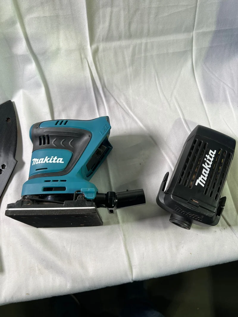 Makita DBO 480 Z Akku Schwingschleifer 18 V 112 x 102 mm Solo - ohne Akku, ohne Ladegerät - Reparaturgerät