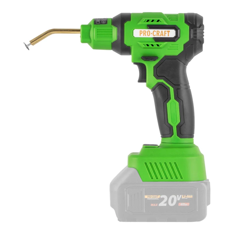 Procraft CS40-bb Akku Kunststoffschweißgerät 20 V 600 °C 0,7 - 1,1 A + 1x Akku 2,0 Ah + Ladegerät + Koffer