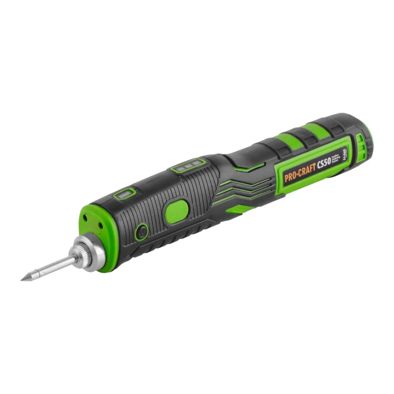 Procraft CS50 Akku Lötkolben 3,7 V 1,8 Ah 11 W 450°C + Ladekabel + Zubehör