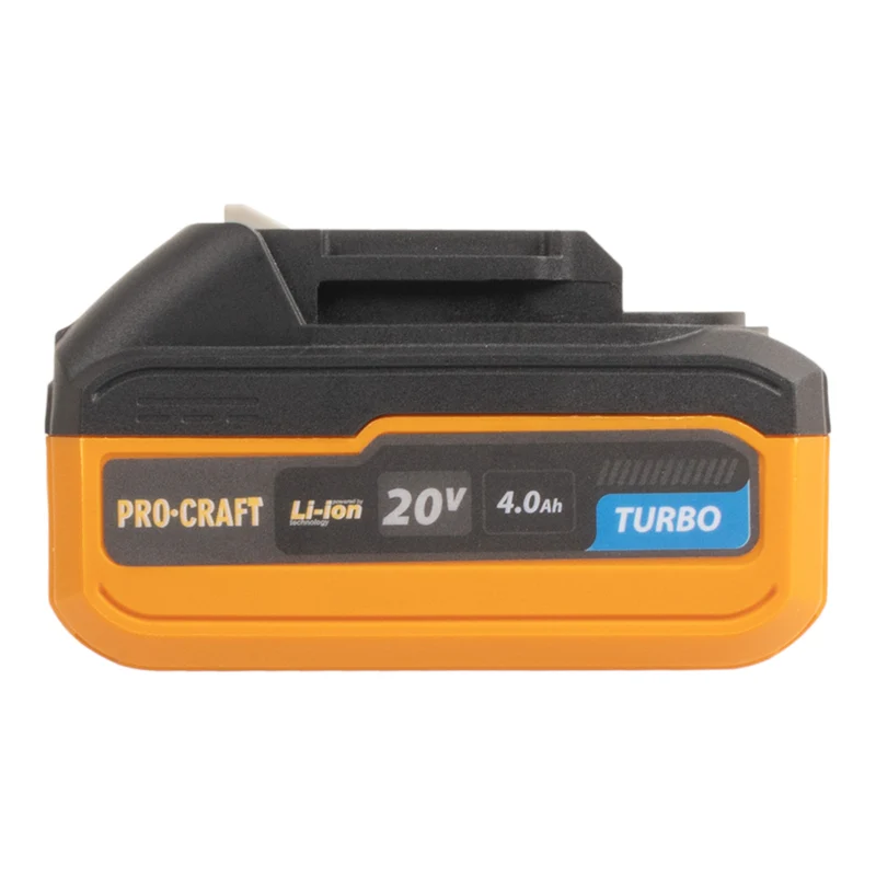 Procraft Starter Set 20 V 20/4A Schnell Ladegerät + 2x 20/4 Turbo Akku 4,0 Ah