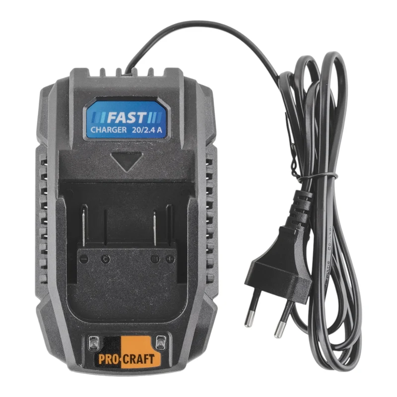 Procraft Starter Pack 20 V 20/2.4A Ladegerät + 1x 20/8 Akku 8,0 Ah