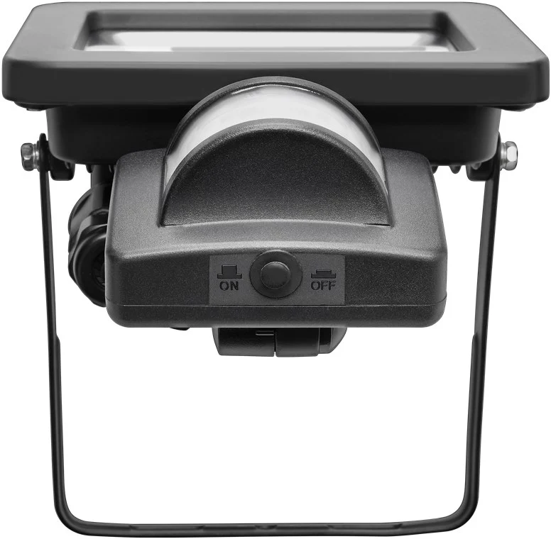 Goobay LED-Außenstrahler, 30 W, mit Bewegungsmelder - mit 2550 lm, neutralweißem Licht (4000 K), PIR-Sensor mit ON-/OFF-Funktion und M16-Kabelverschraubung, für den Außeneinsatz geeignet (IP44)