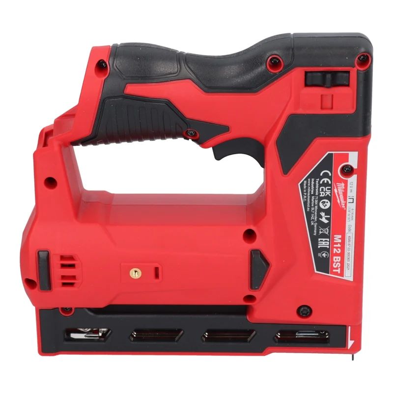 Milwaukee M12 BST-601 Akku Tacker 12 V 6 - 14 mm + 1x Akku 6,0 Ah + Ladegerät