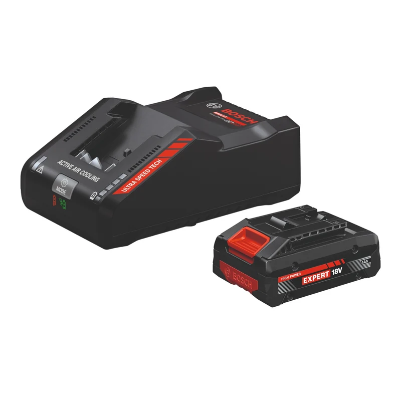 Bosch Starter Set 1x EXPERT EXBA 18V-40 Akku 4,0 Ah + EXPERT EXAL18V-160 Schnell Ladegerät