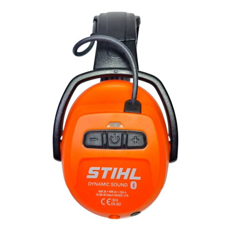 Stihl DYNAMIC Sound PC Gesichts- und Gehörschutz ( 00008840538 ) mit Bluetooth-Funktion zum Telefonieren & Musik hören