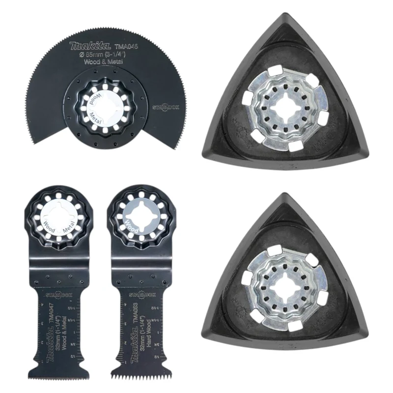 Makita Holzhandwerk Set 30 teilig ( P-84844 ) Stichsägeblätter, Schleifpapier, Forstnerbohrer, Multitool-Zubehör