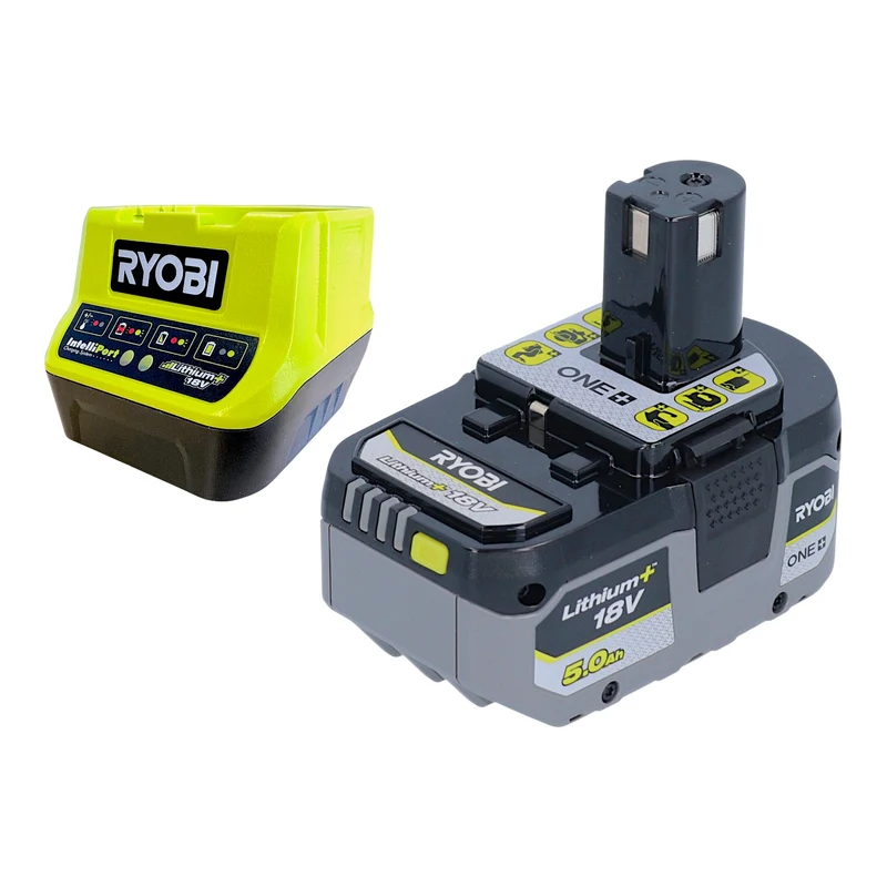 RYOBI R18JS-0 Akku Stichsäge 18 V 101 mm + 1x Akku 5,0 Ah + Ladegerät