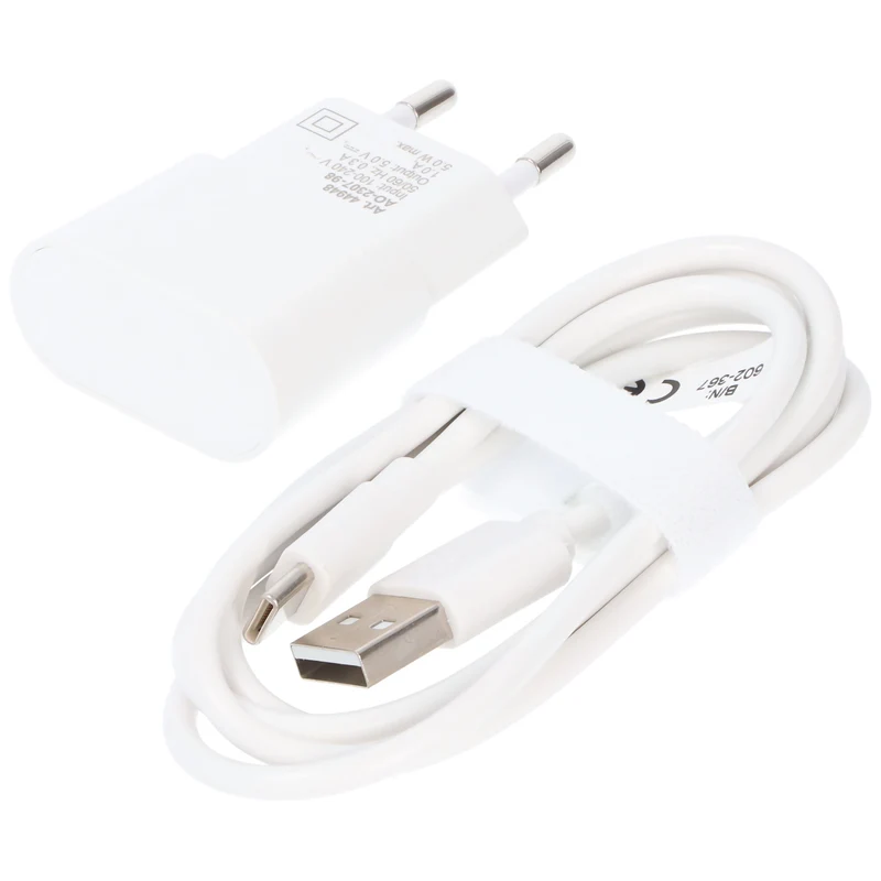 Goobay USB-C™ Ladeset 1 A - Netzteil mit Type-C™ Kabel 1m (weiß)