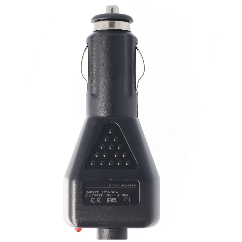 AccuCell 15 Volt KFZ-Ladekabel Microsoft Surface Pro 5, 6, 7, X Ladestrom 2,58A, Spannungen beachten, 112,5 cm Kabellänge