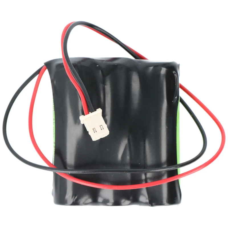 AccuCell Notleuchtenakku NiMH 3,6V 1500mAh F1x3 Mignon AA mit 110mm Kabel und Stecker, ersetzt Beghelli 415097001