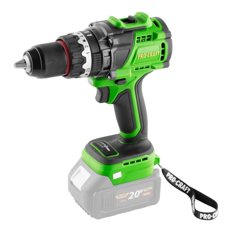 Procraft PA18ProBL-BB Akku Schlagbohrschrauber 20 V 180 Nm Brushless Solo - ohne Akku, ohne Ladegerät