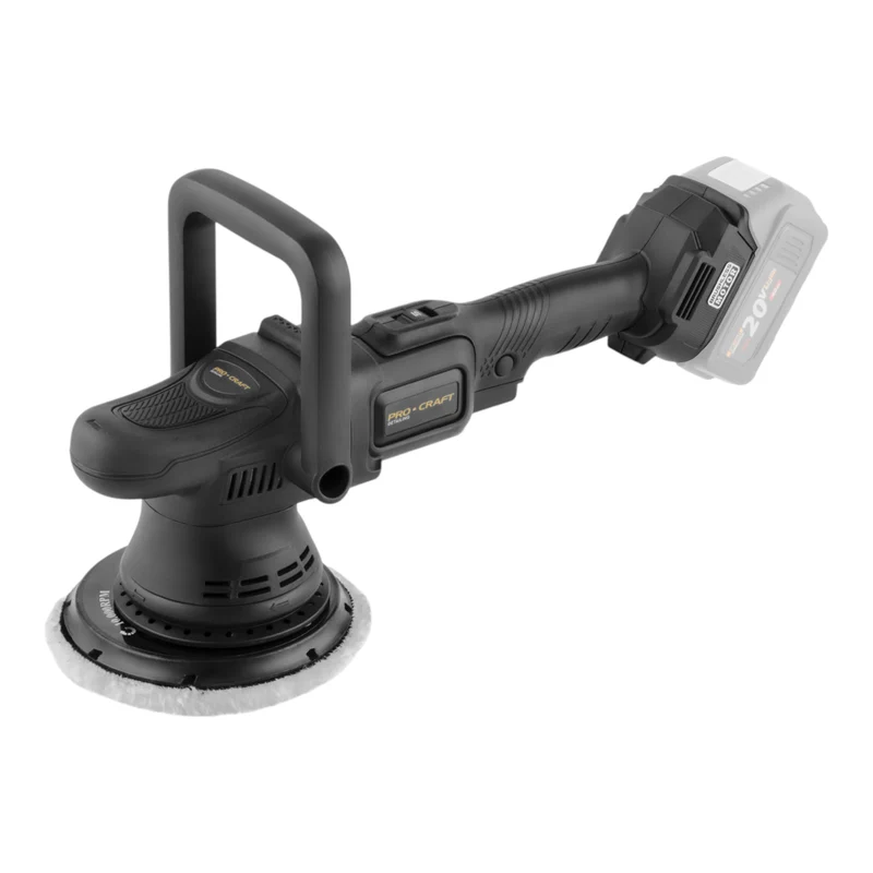 Procraft PM22bb Akku Poliermaschine 20 Volt 150 mm + 1x Akku 4,0 Ah + Ladegerät