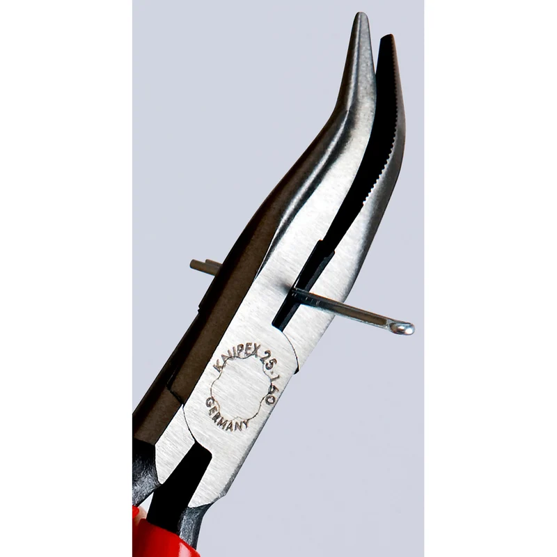 Knipex Flachrundzange mit Schneide / Radiozange
