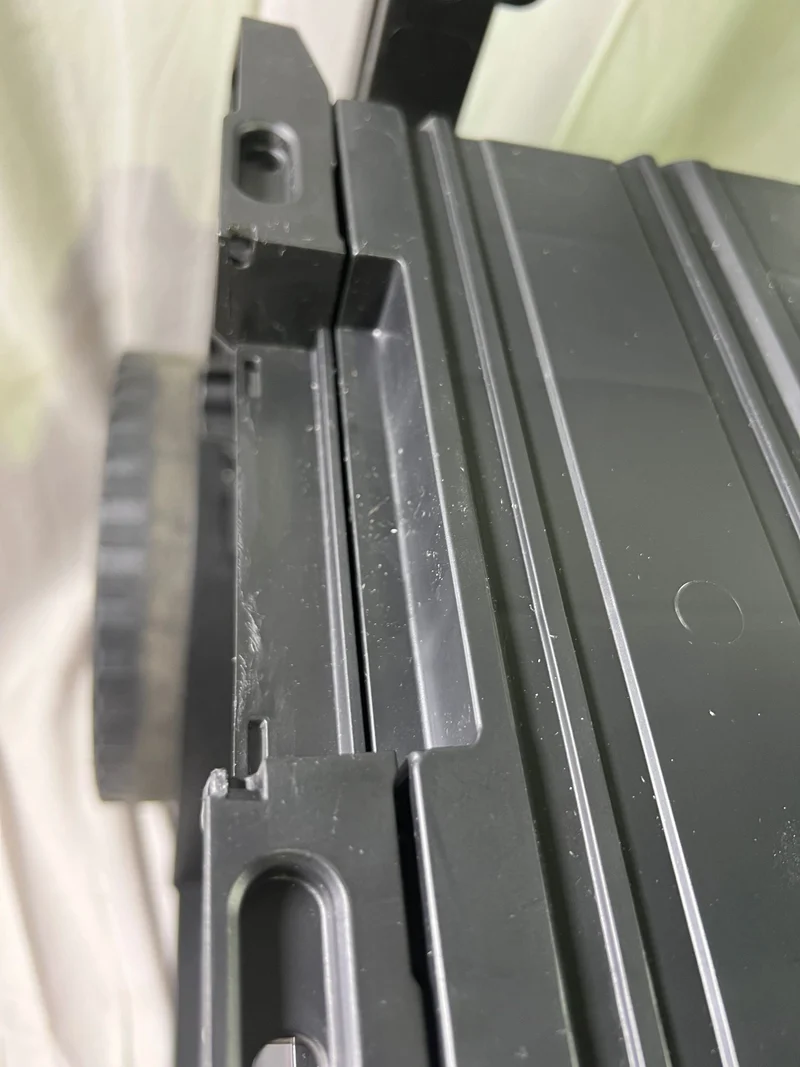 Qbrick System PRO Cart 2.0 Plus Drawer 3 mobile Box auf Rädern 520 x 415 x 660 mm 12 l 2x 4,5 l abnehmbarer Doppelteleskopgriff - Beschädigt