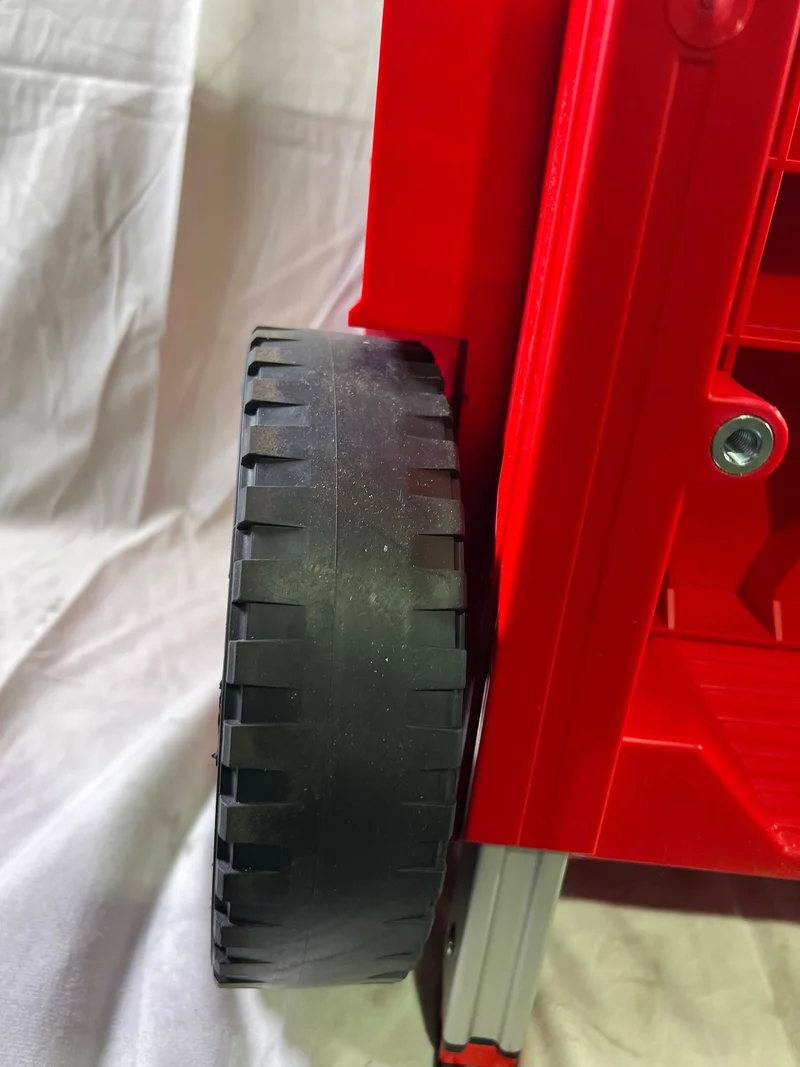 Qbrick System PRO Cart 2.0 Plus Drawer 2 Red Ultra HD Custom mobile Box auf Rädern 520 x 415 x 660 mm 9,5 l 12 l abnehmbarer Doppelteleskopgriff - Beschädigt