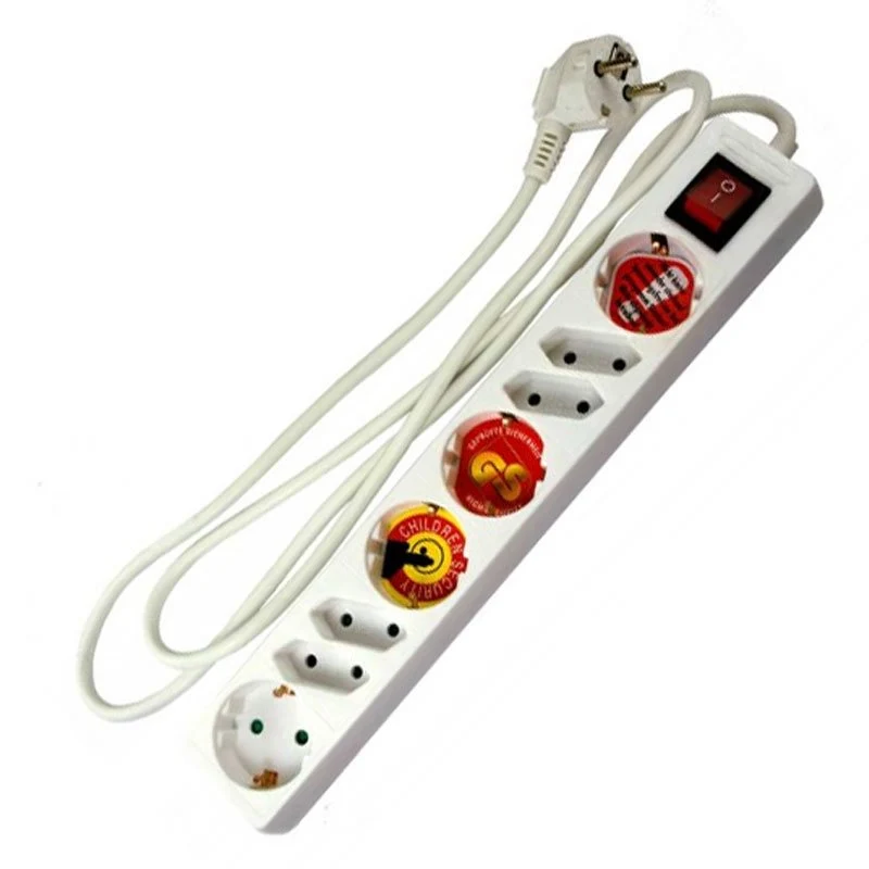 AccuCell 8-fach Steckdosenleiste mit Schalter max. 3500 Watt, 16A, 230 Volt