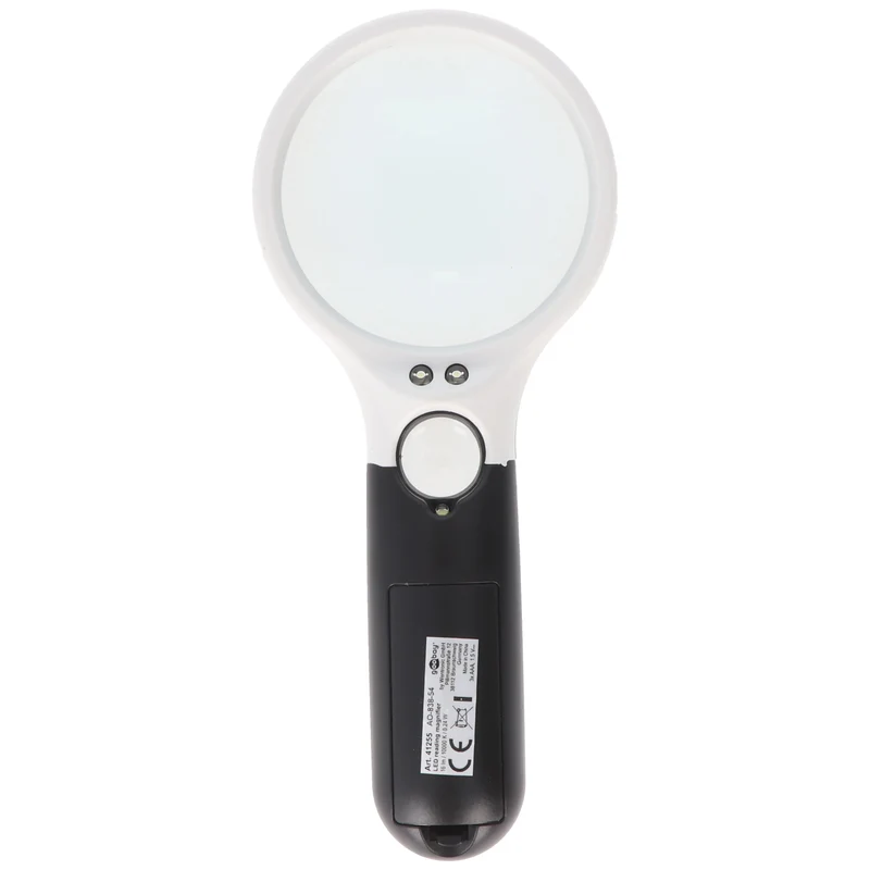 AccuCell LED-Leselupe mit LED-Beleuchtung, ideal für die Anzeige von feinen Details, Batterien im Lieferumfang nicht enthalten