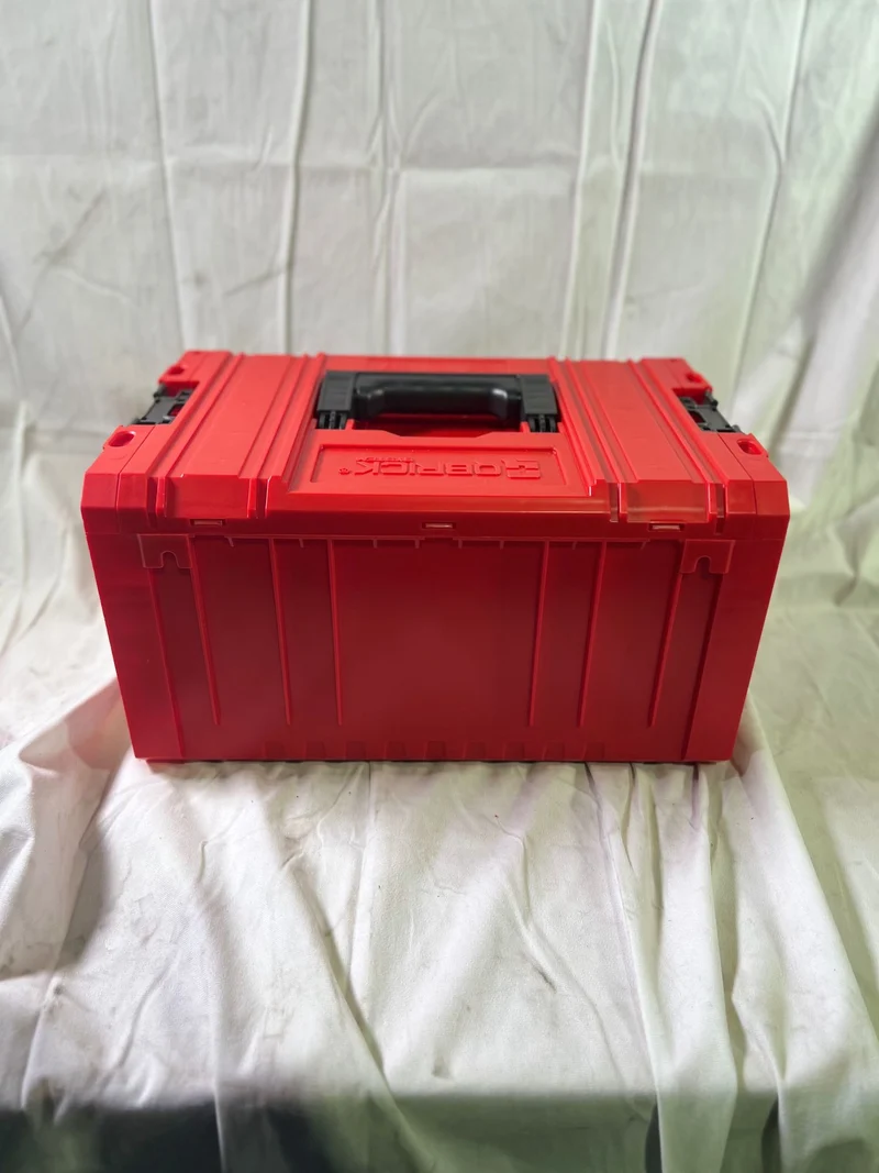 Qbrick System PRO Drawer 3 Toolbox 2.0 Expert RED ULTRA HD Werkzeugkoffer 450 x 310 x 244 mm 13,5 l stapelbar IP54 mit 3 Schubladen - Beschädigt