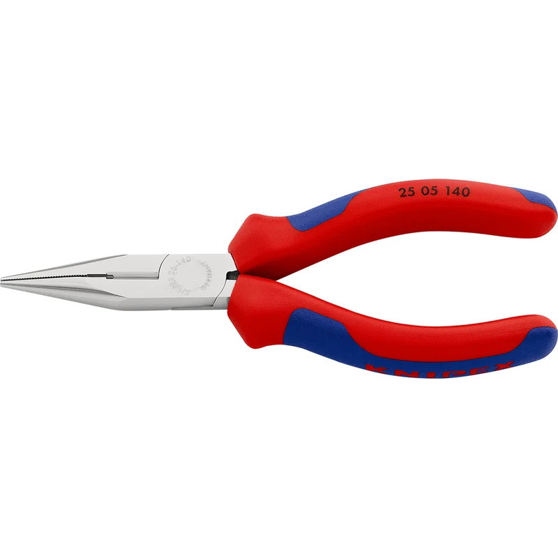 Knipex Flachrundzange mit Schneide / Radiozange