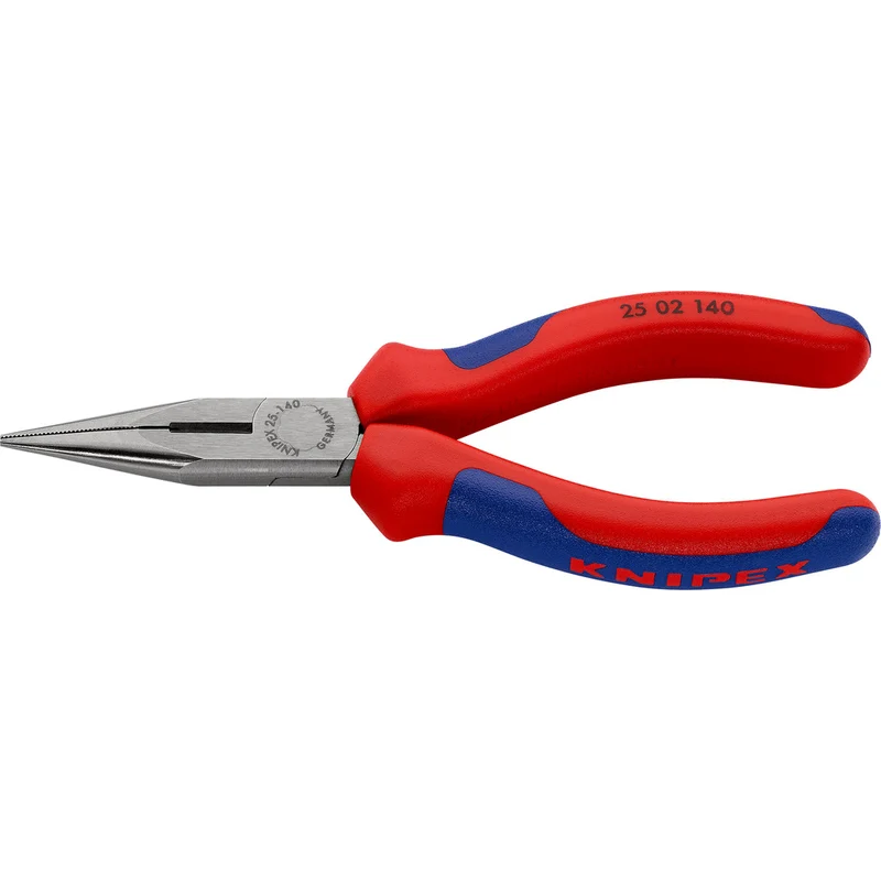 Knipex Flachrundzange mit Schneide / Radiozange