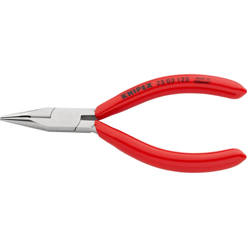 Knipex Flachrundzange mit Schneide / Radiozange