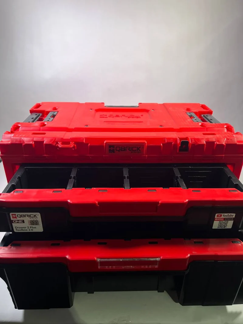 Qbrick System ONE Drawer 2 Toolbox 2.0 RED Ultra HD Custom - Beschädigt