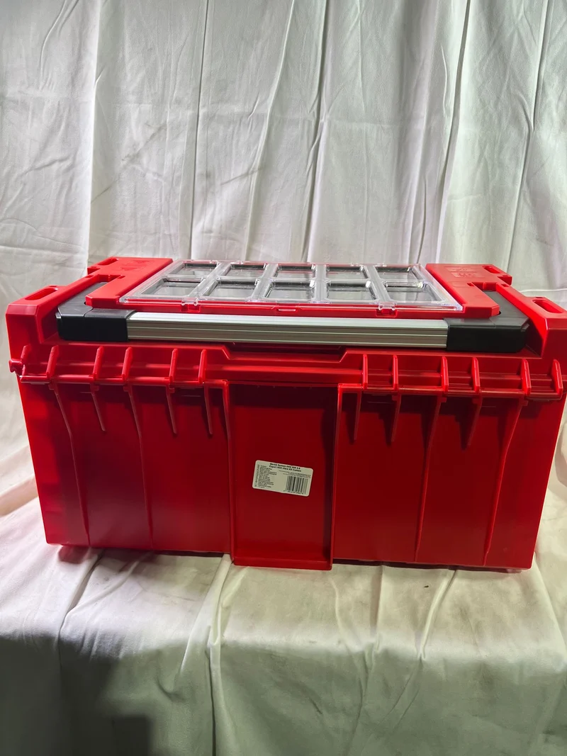Qbrick System ONE 350 2.0 Expert RED ULTRA HD Custom Werkzeugkoffer modularer Organizer 585 x 385 x 320 mm 38 l stapelbar IP66 - Beschädigt