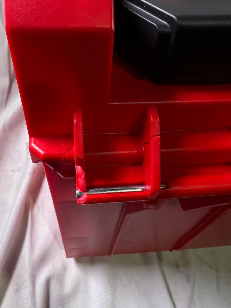 Qbrick System ONE 350 2.0 Expert RED ULTRA HD Custom Werkzeugkoffer modularer Organizer 585 x 385 x 320 mm 38 l stapelbar IP66 - Beschädigt
