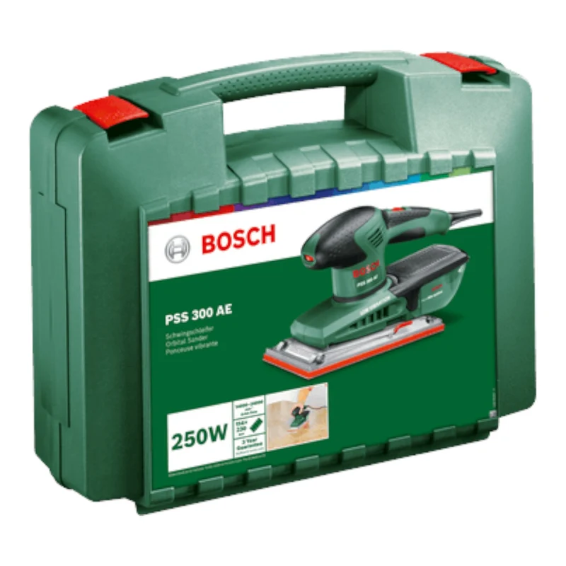 Bosch PSS 300 AE Schwingschleifer 250 Watt 115 x 230 mm + Koffer ( 0603340300 )