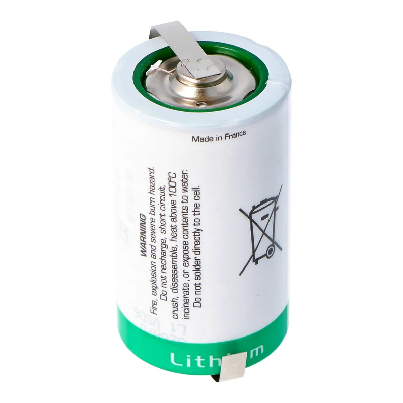 SAFT LSH 20 Lithium Batterie 3.6V Primary LSH20 mit Z-Lötfahnen