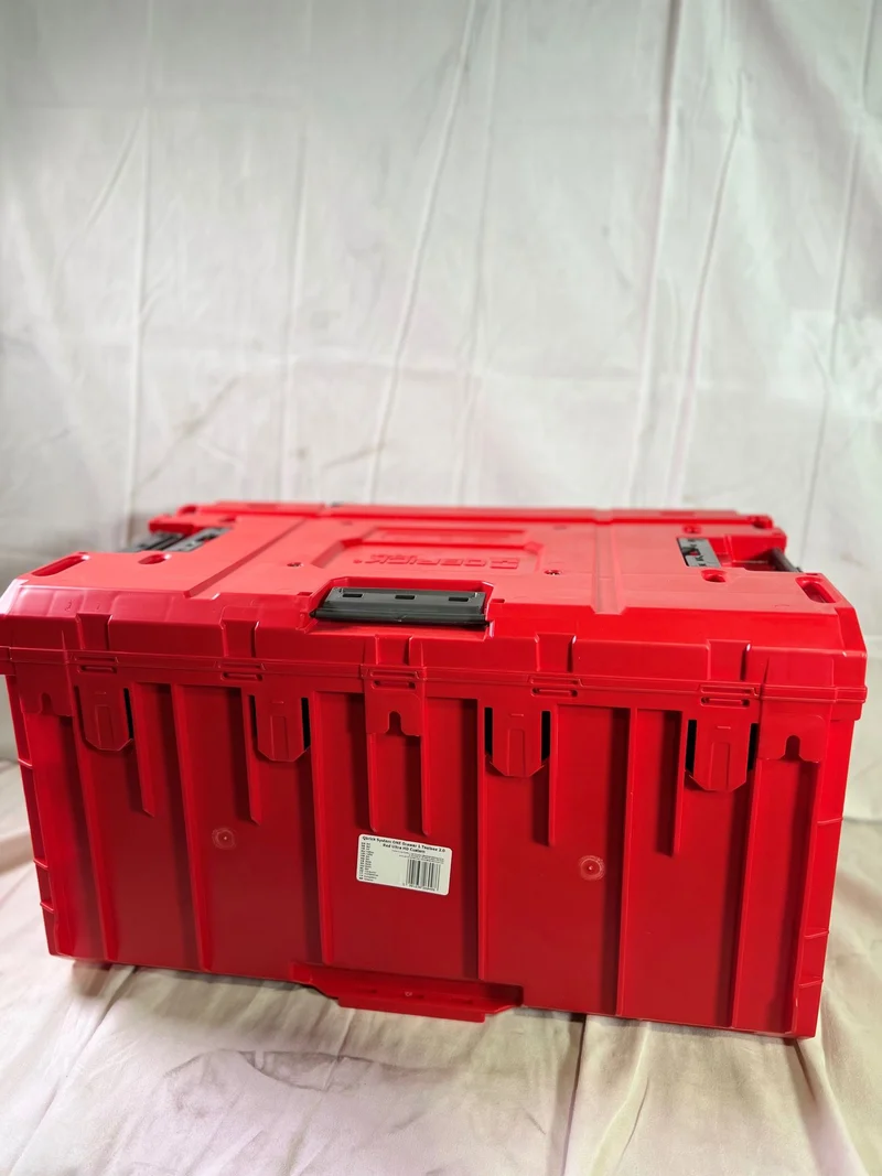 Qbrick System ONE Drawer 1 Toolbox 2.0 Red Ultra HD Custom Werkzeugbox 587 x 380 x 340 mm 32,5 L mit einer Schublade - Beschädigt