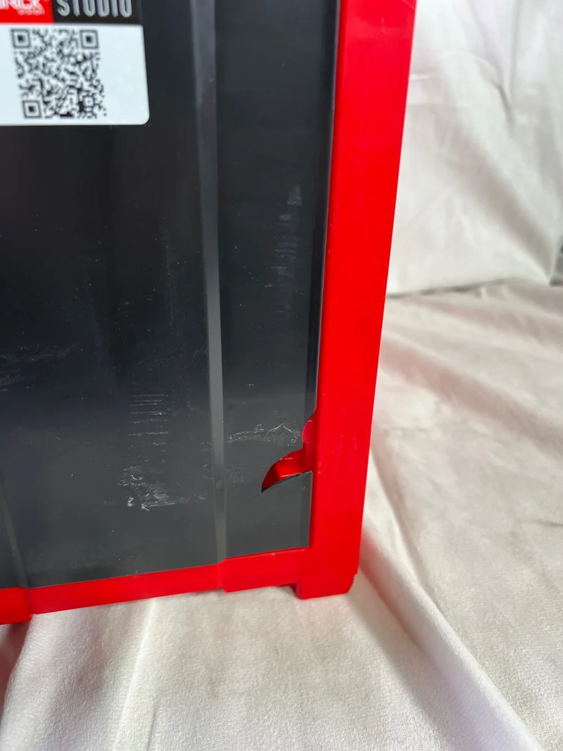 Qbrick System ONE Drawer 1 Toolbox 2.0 Red Ultra HD Custom Werkzeugbox 587 x 380 x 340 mm 32,5 L mit einer Schublade - Beschädigt