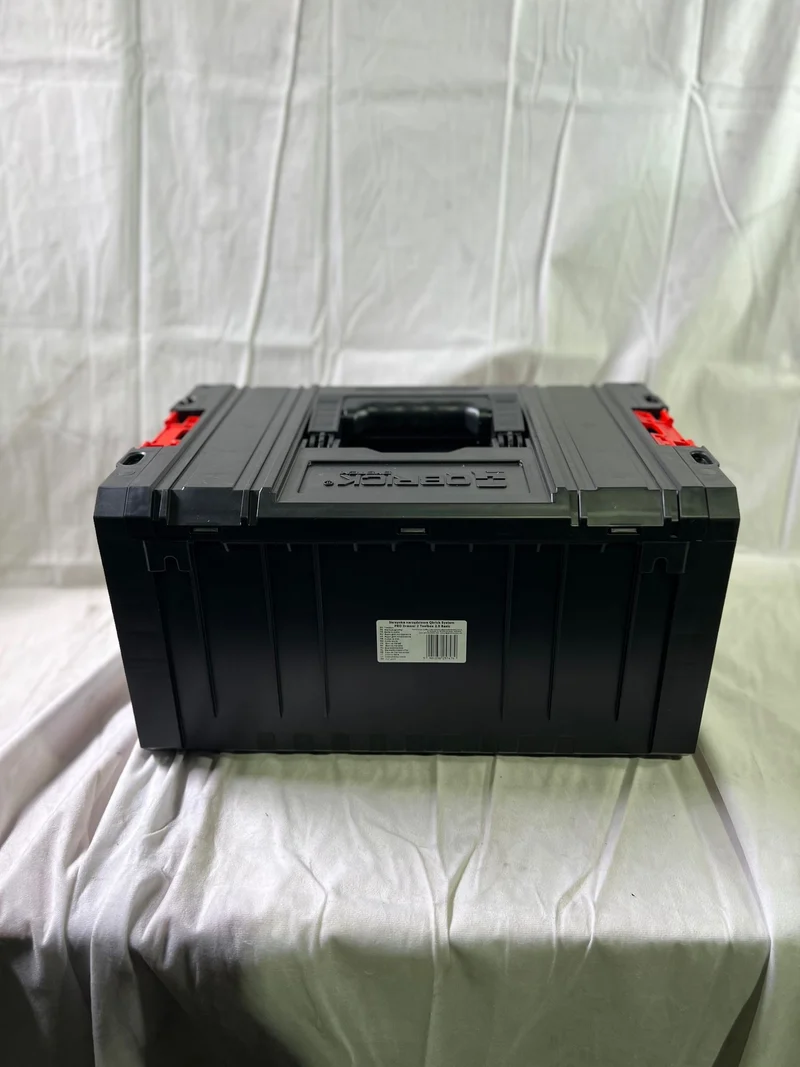 Qbrick System PRO Drawer 2 Toolbox 2.0 Basic stapelbar 450 x 310 x 244 mm 4,5 l 9,5 l IP54 mit zwei Schubläden 5 Trennwänden - Beschädigt