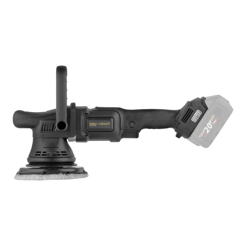 Procraft PM22bb Akku Poliermaschine 20 Volt 150 mm + 2x Akku 2,0 Ah + Ladegerät