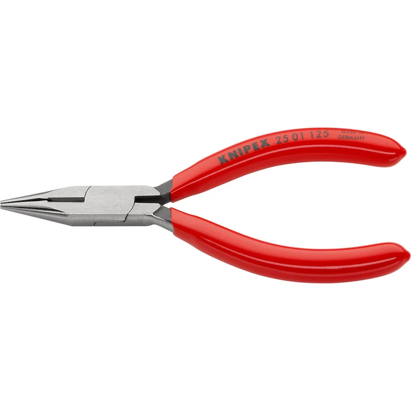 Knipex Flachrundzange mit Schneide / Radiozange