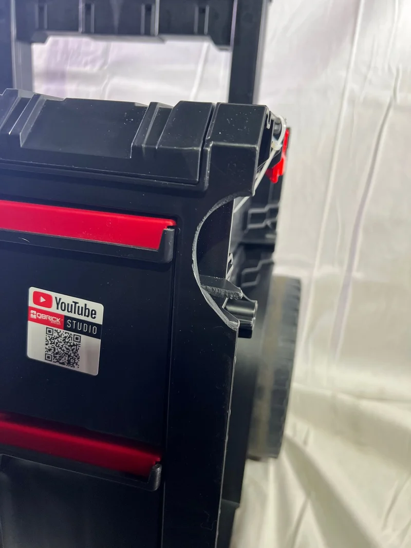 Qbrick System PRO Cart 2.0 Plus Drawer 2 mobile Box auf Rädern 520 x 415 x 660 mm 9,5 l 12 l abnehmbarer Doppelteleskopgriff - Beschädigt