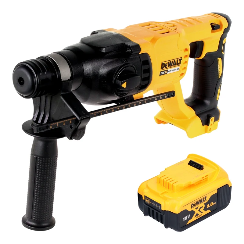 DeWalt DCH 133 N Akku Kombihammer 18 V 2,6 J SDS plus Brushless + 1x Akku 5,0 Ah - ohne Ladegerät