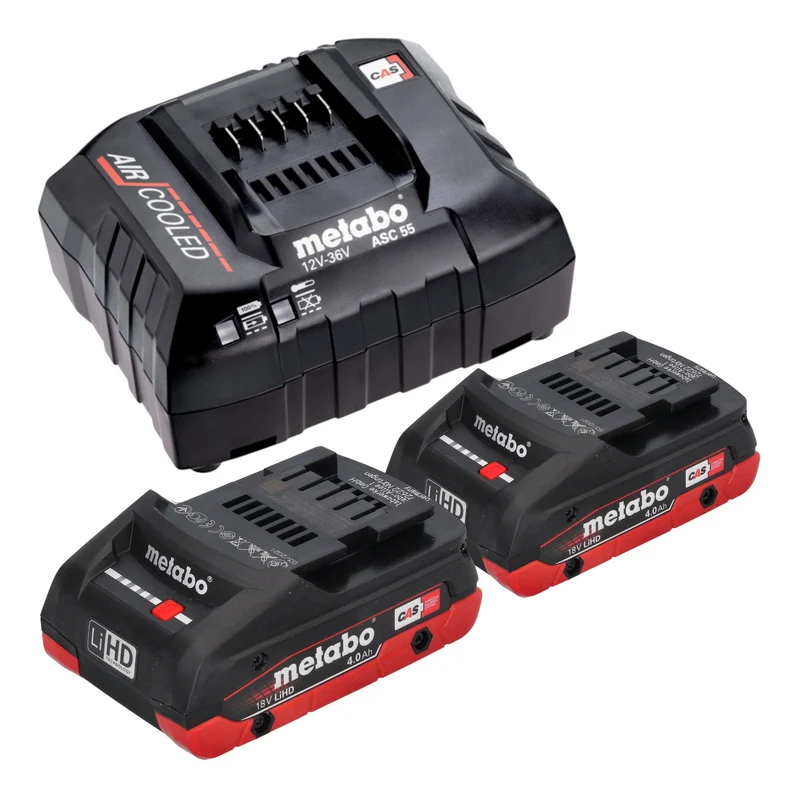 Rothenberger ROMAX NANO Akku Pressmaschine 18 V 34 kN CAS + 2x LiHD Akku 4,0 Ah + Ladegerät + 3 tlg. SV Pressbacken Set + Rocase
