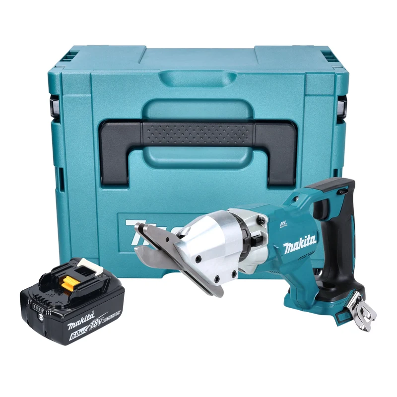 Makita DJS 800 G1J Akku Faserzementschere 18 V Brushless + 1x Akku 6,0 Ah + Makpac - ohne Ladegerät