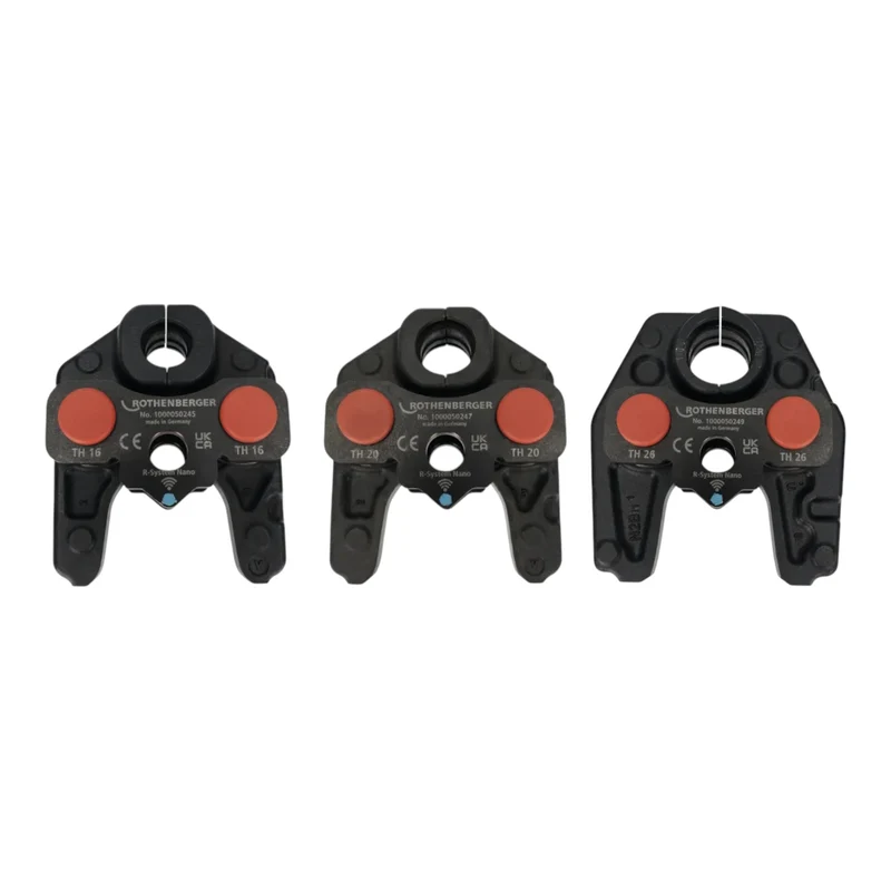 Rothenberger ROMAX NANO iJAWs TH 16 - 20 - 26 mm Pressbacken Set 3 tlg. ( 1000004940 ) + Rocase