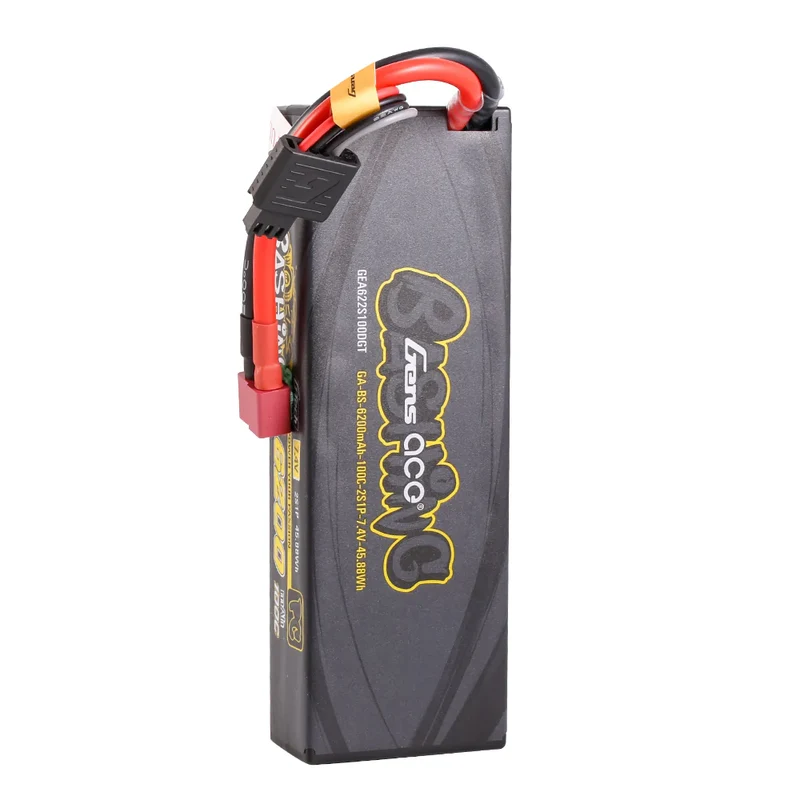 Gens Ace Bashing 2S LiPo Akku 6200mAh 7,4V 100C Hardcase LiPo-Akku mit Deans-Stecker