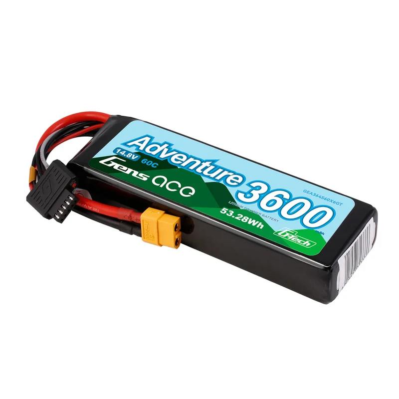 Gens Ace Adventure G-Tech 3600 mAh 4S1P 14,8 V 60 C RC-Auto-LiPo-Akku