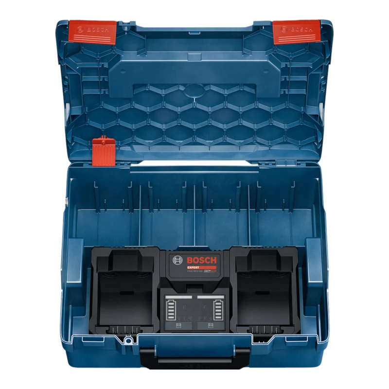 Bosch EXPERT 2x EXBA18V-80 + EXAL18V2-320 Starter Set 18 V ( 1600A0373X ) + 2x Akku 8,0 Ah + Ladegerät 16 A + L-Boxx