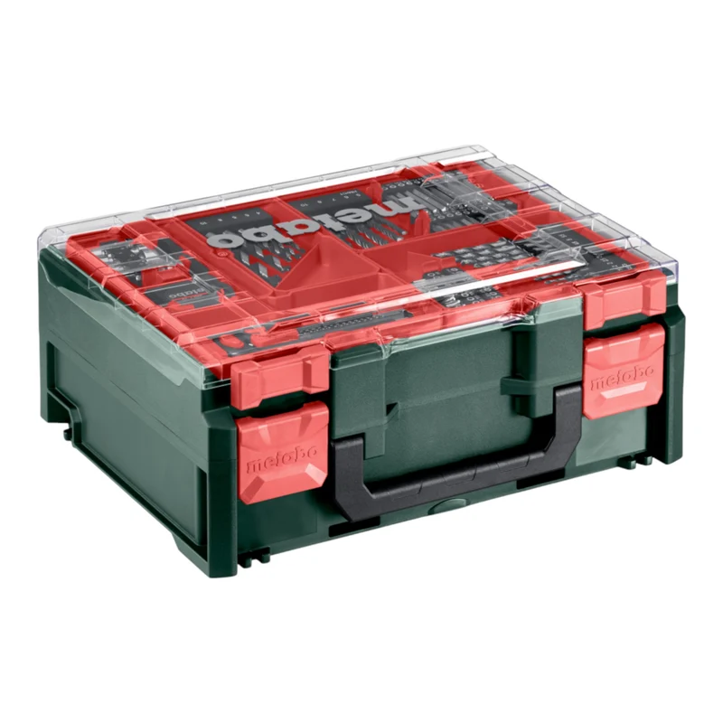 Metabo SB 650 Set Schlagbohrmaschine 650 W 10 Nm + 78 tlg. Zubehör Set ( 600742710 )