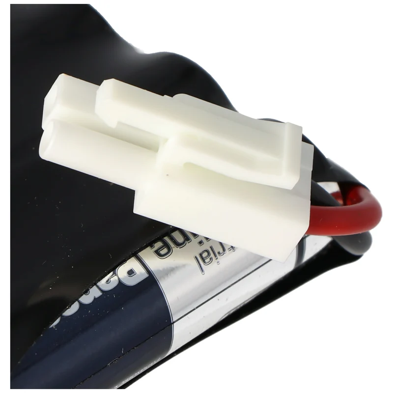 AccuCell 6 Volt Batterie passend für SAG Schlagbaum Schließanlagen, Typ 3850000.020.000, 3850000020000 mit Kabel und Stecker