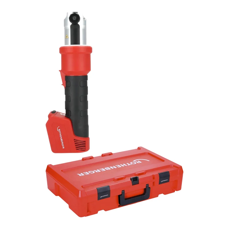 Rothenberger ROMAX NANO Akku Pressmaschine 18 V 34 kN CAS + Rocase ( 1000005041 ) - ohne Akku, ohne Ladegerät