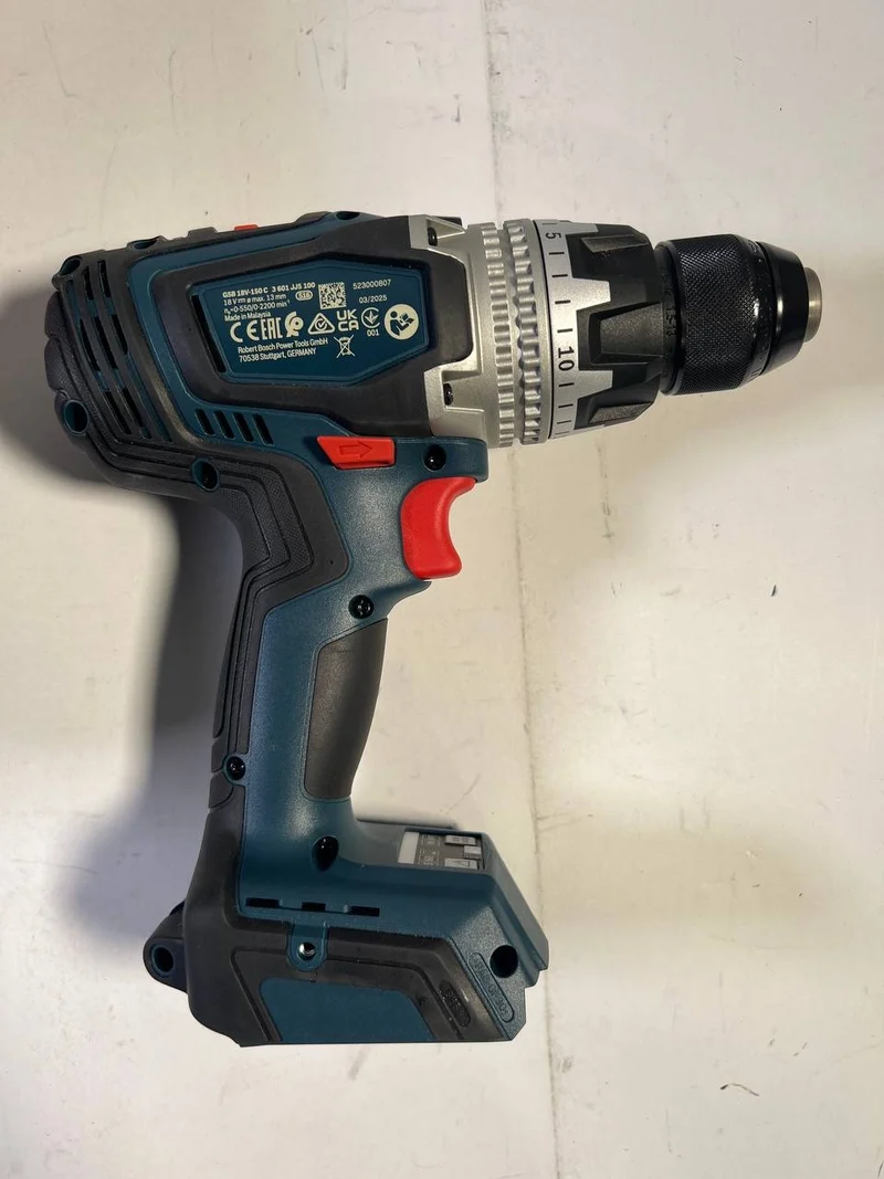 Bosch GSB 18V-150 C Professional Akku Schlagbohrschrauber 18 V 150 Nm ( 06019J5102 ) Biturbo Brushless + L-Boxx - ohne Akku, ohne Ladegerät - Leicht Gebraucht