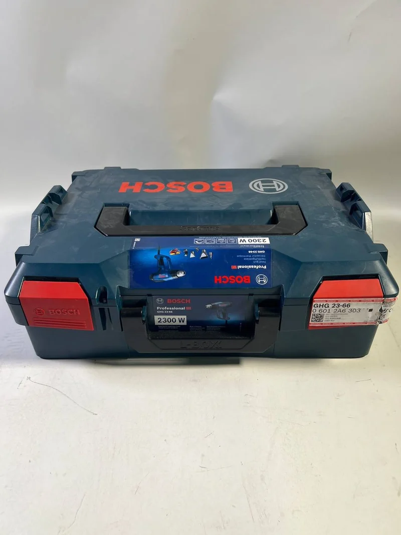 Bosch GHG 23-66 Professional Heißluftgebläse 2300 W 50 - 650 °C ( 06012A6303 ) + L-Boxx - Leicht Gebraucht