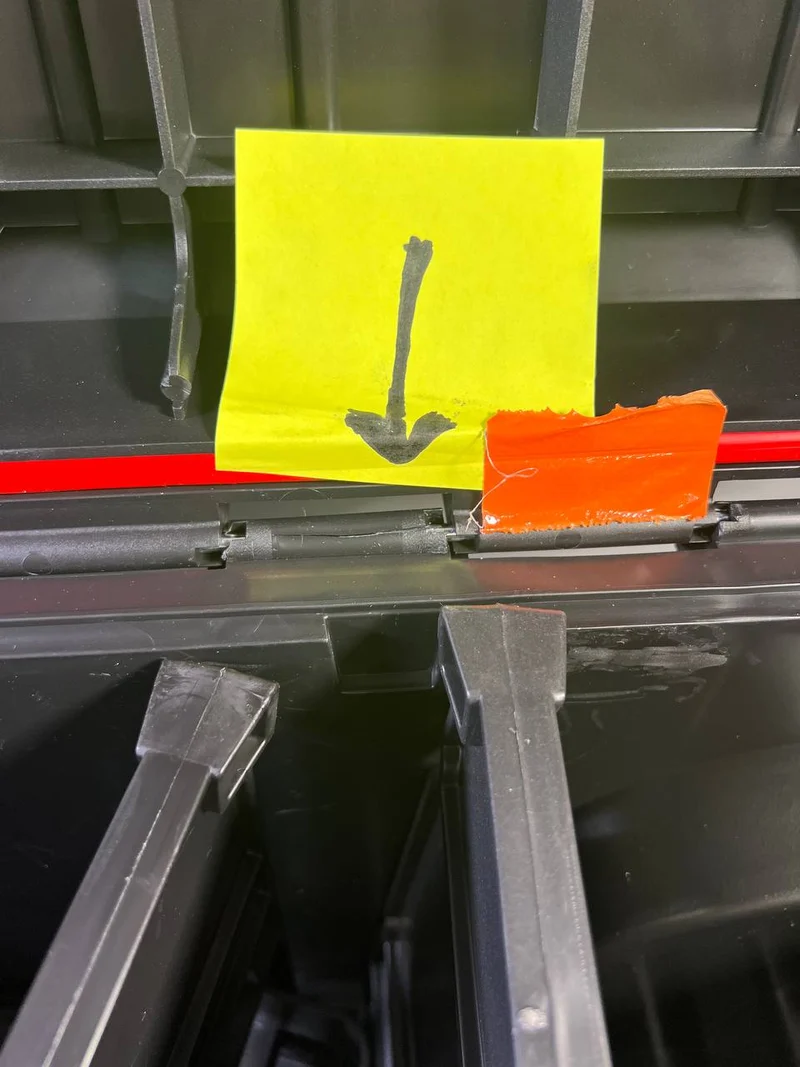 Qbrick System ONE Longer Basic Werkzeugkiste 793 x 385 x 322 mm 50 l - Beschädigt
